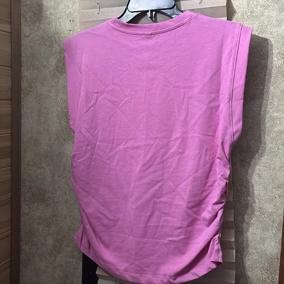 Wishlist Pink Sleeveless Top with Rouched Sides - Picture 2 of 5